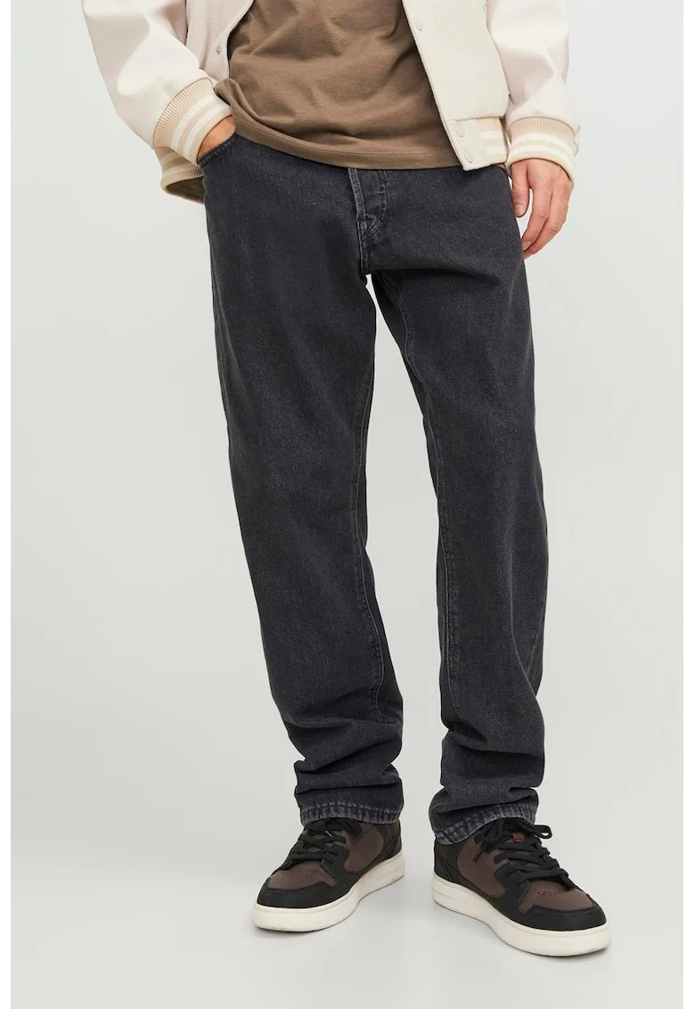 Blugi relaxed fit JJICHRIS JJORIGINAL SQ 737, Gri pal