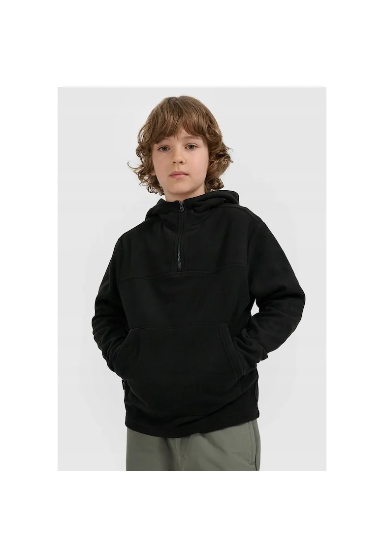 Hanorac polar  confort termic, negru, Negru
