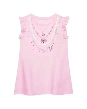 Rochie casual pentru fete  roz