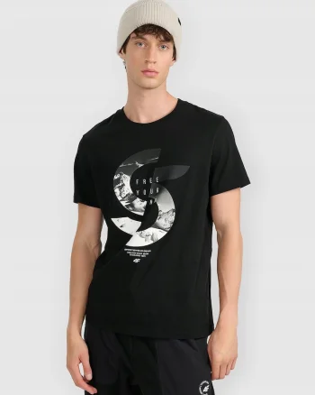 Tricou barbati  bumbac superior, culoare negru