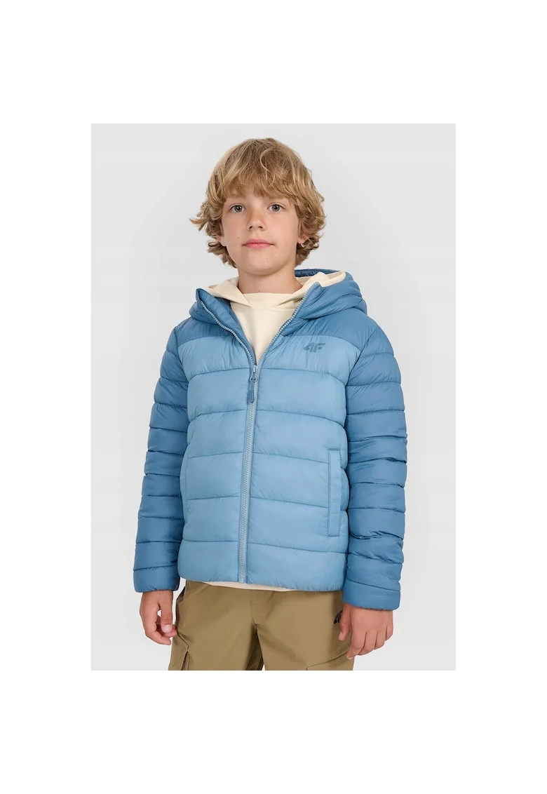 Geaca baieti JRAW25TDJAM0770-32S, 4F, Poliester, Albastru
