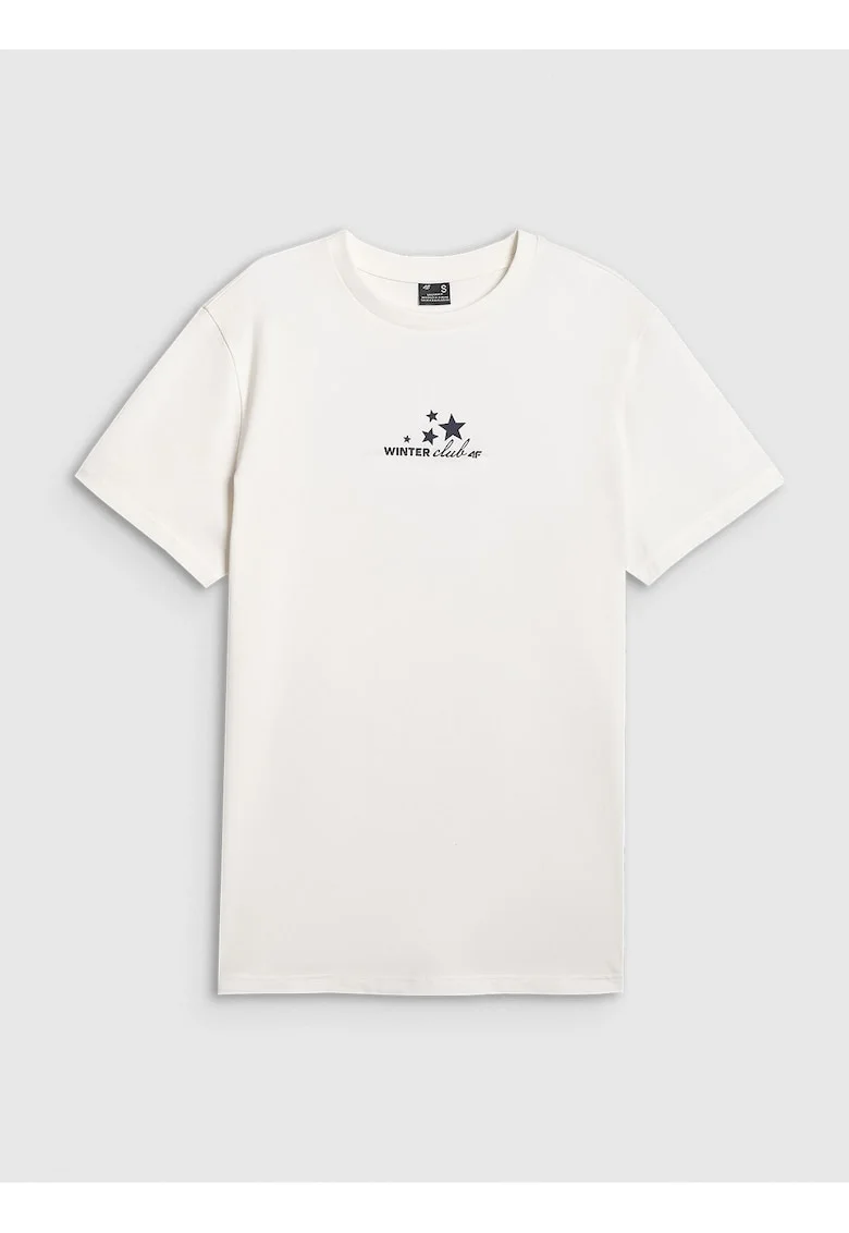 Tricou dama  bej, bumbac,