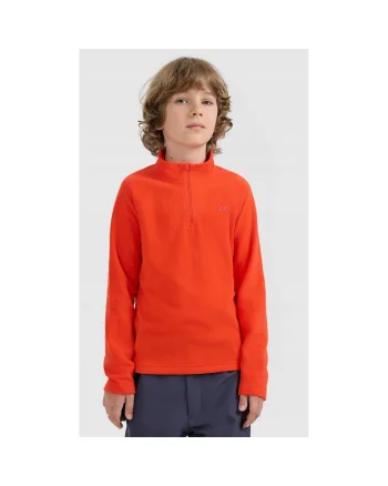Bluza sport copii,  poliester, rosu