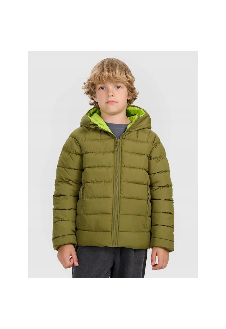 Geaca baieti JRAW25TDJAM0790-43S, 4F, Poliester, Verde