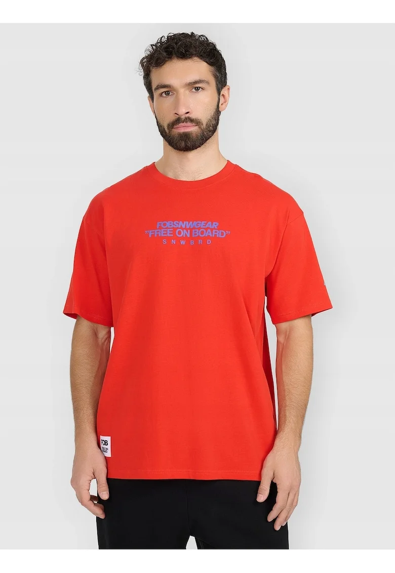 Tricou barbat,  bumbac, rosu