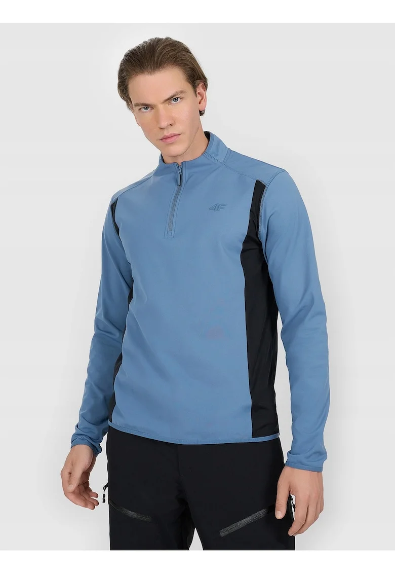 Bluza barbati,  calduroasa, albastru, poliester
