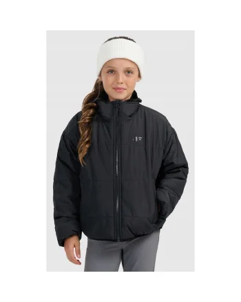Geaca fete JRAW25TDJAF0787-20S, 4F, Poliester, Negru
