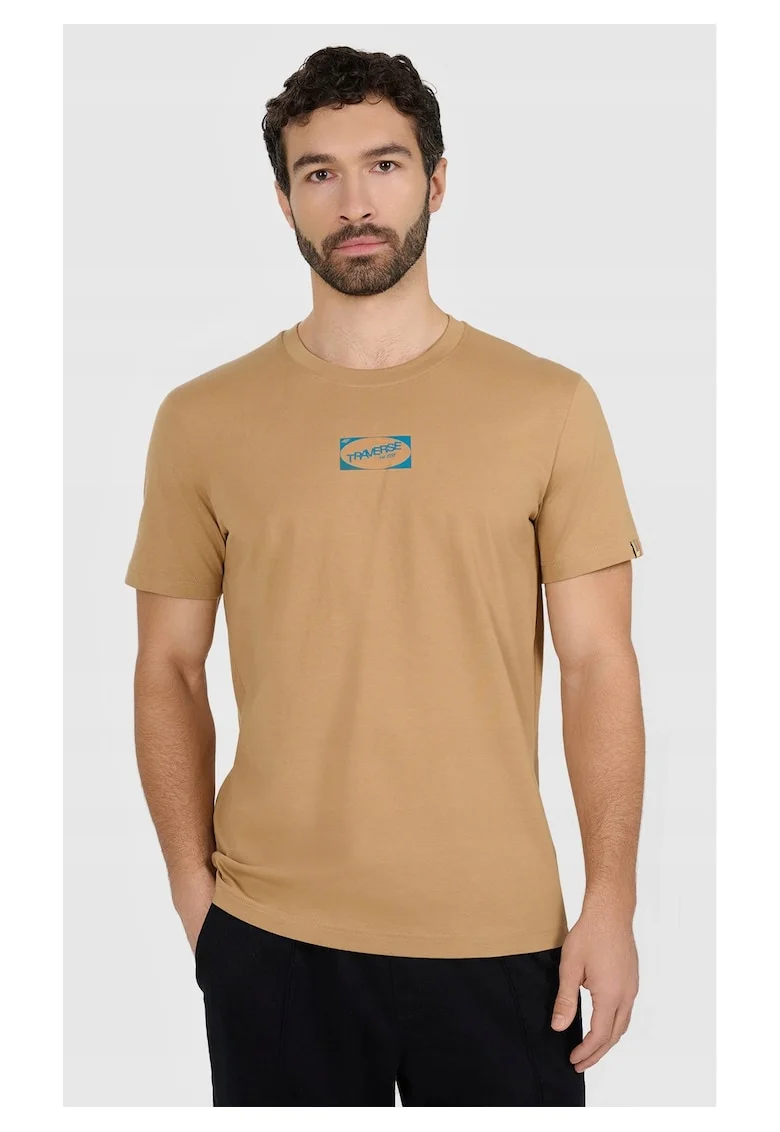Tricou barbati  material bumbac, bej