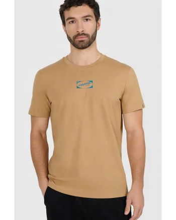 Tricou barbati  material bumbac, bej