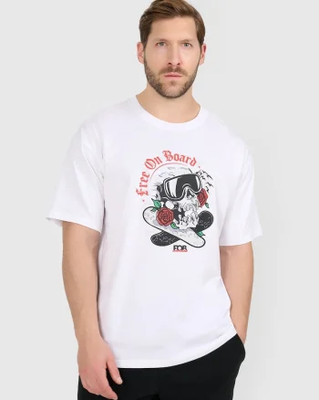 Tricou barbati,  lejer, alb, bumbac