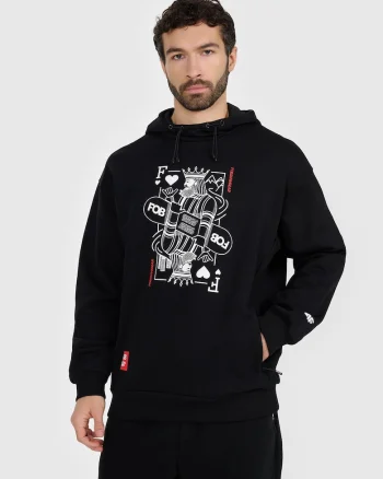 Hanorac barbati  bumbac, culoare negru