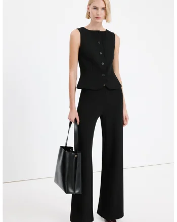 Pantaloni uni drepti, Negru