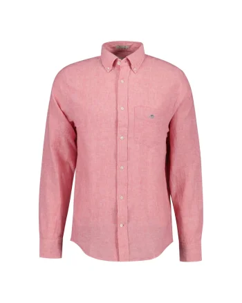 Camasa regular fit cu guler Oxford, Roz