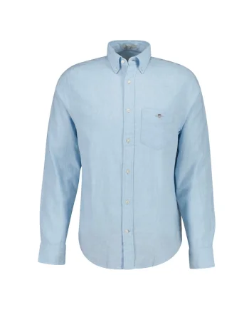 Camasa regular fit cu guler Oxford, Albastru deschis