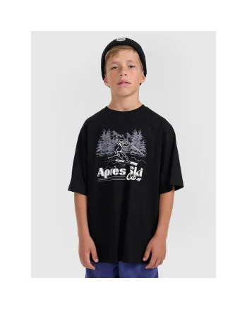 Tricou copii,  lejer, negru, bumbac