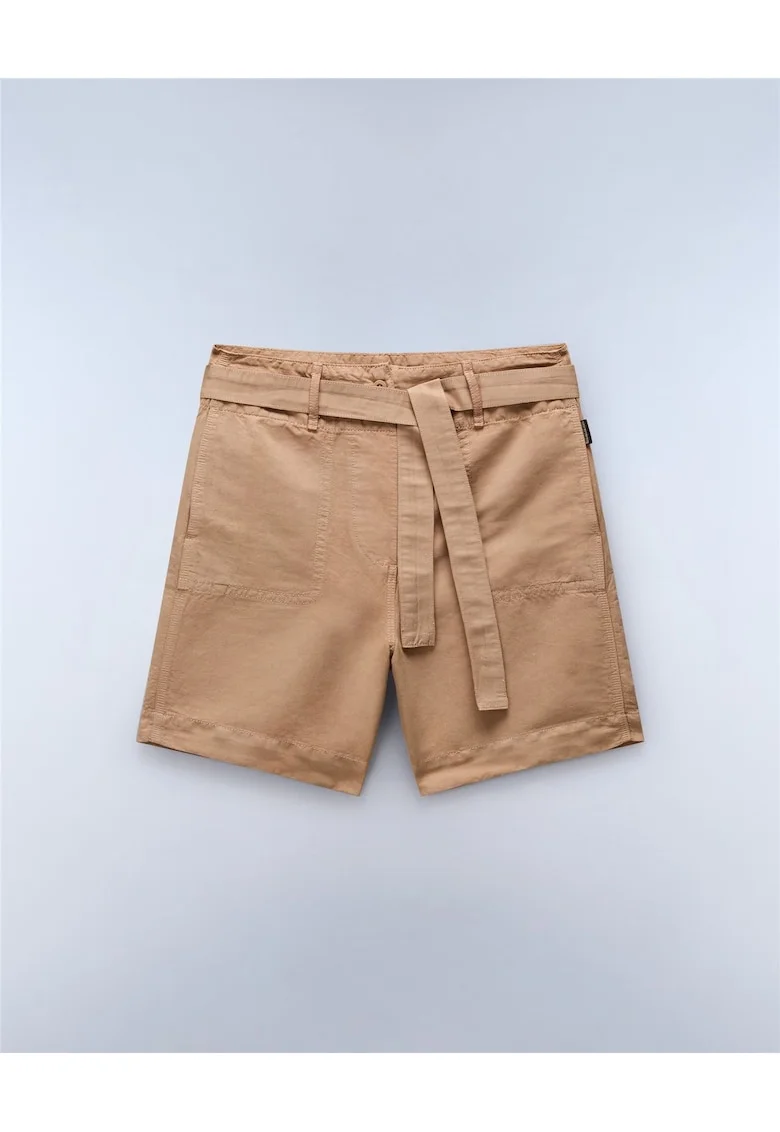 Pantaloni scurti din amestec de in,