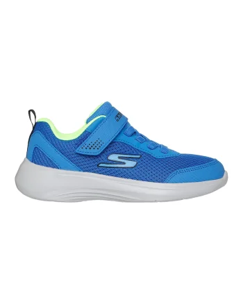 Pantofi sport cu logo si inchidere velcro Selectors-Reset Achieved, Turcoaz