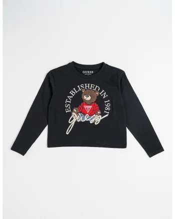 Bluza cu model grafic, Rosu/Auriu/Negru