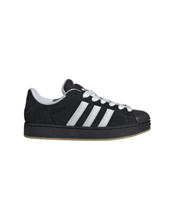 Pantofi sport din piele intoarsa Superstar ST, Alb/Negru stins