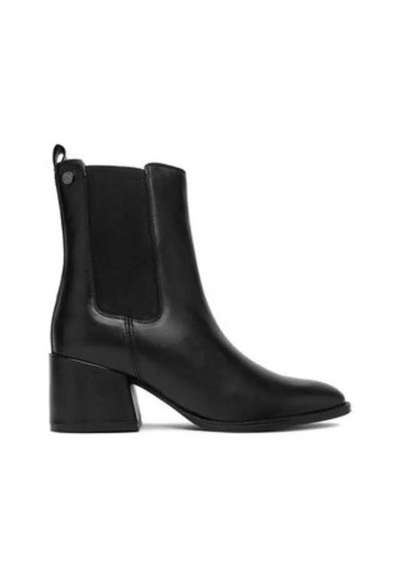 dama  negre, piele naturala, Negru
