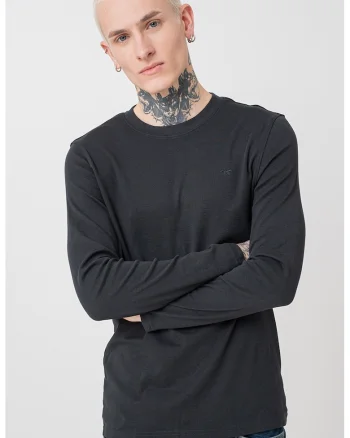 Bluza slim fit din bumbac Arlington, Negru