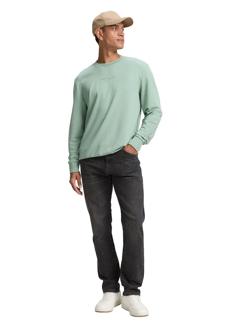 Blugi regular fit cu talie medie, Gri inchis