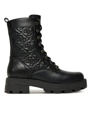 Ghete dama  Negru, Material sintetic, Negru