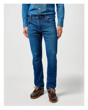 Pantaloni barbati,  Greensboro Dandelion Summer, albastru, fabricat din material de calitate