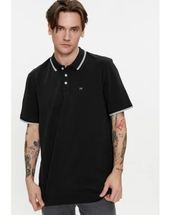 Tricou barbati,  594060, Negru, Bumbac