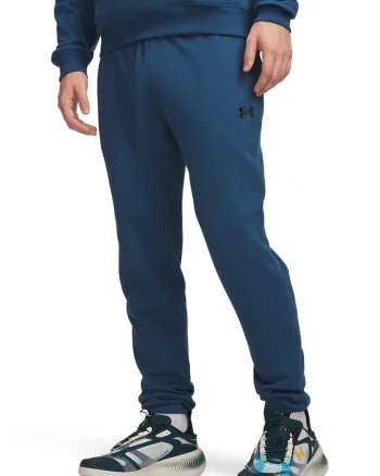Pantaloni de trening usori din amestec de bumbac Rival, Albastru inchis