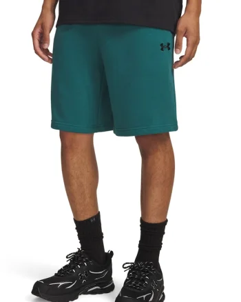 Pantaloni scurti din amestec de bumbac Rival, Verde feriga