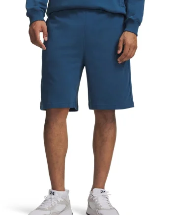 Pantaloni scurti din amestec de bumbac Rival, Negru/Albastru inchis