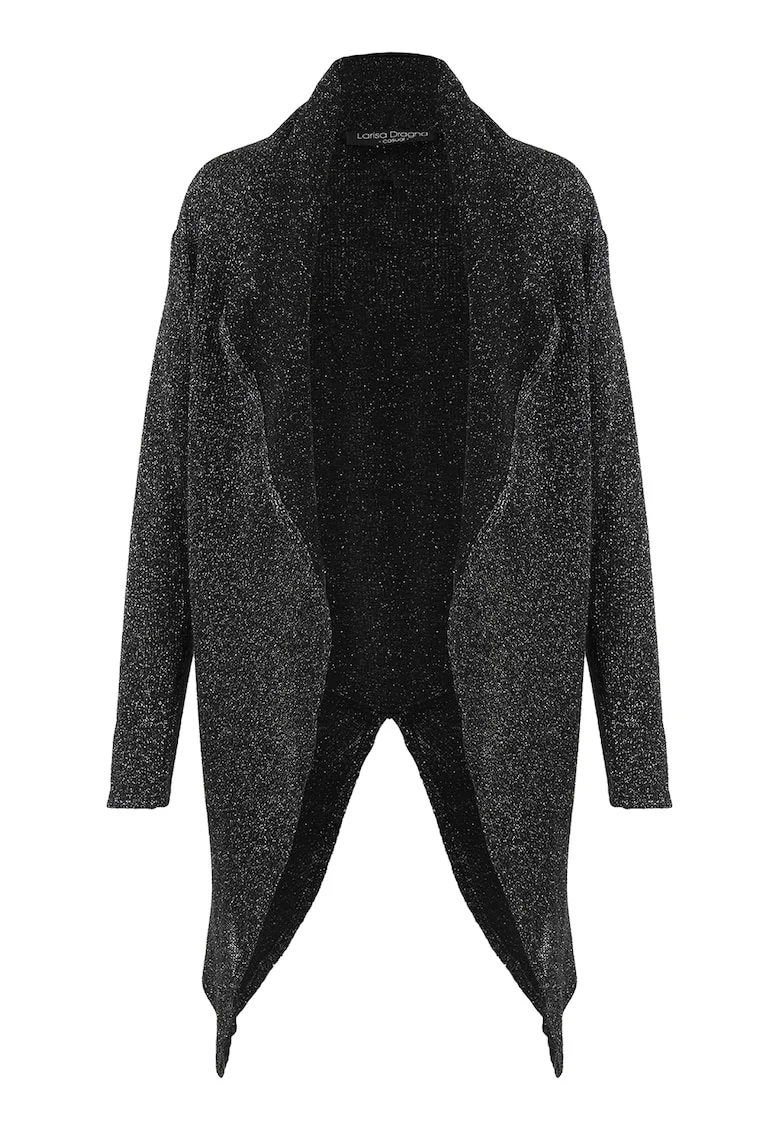 Cardigan asimetric, Negru