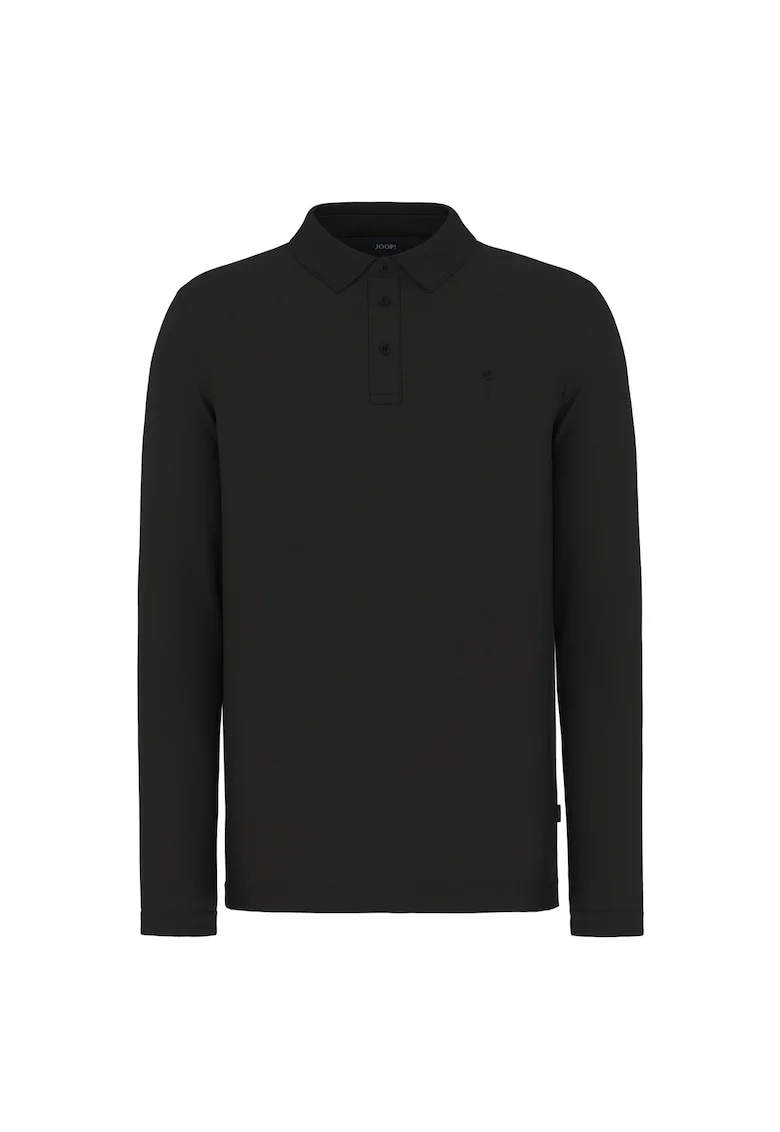 Bluza polo de bumbac organic Pero, Negru