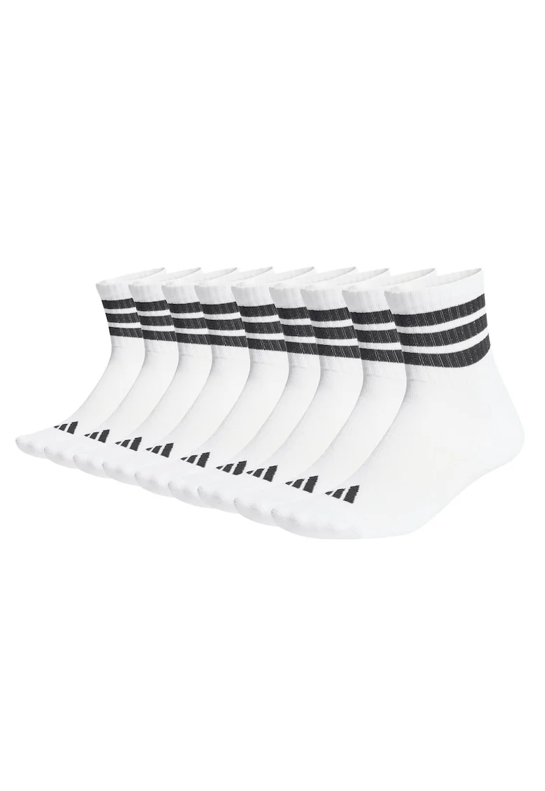 Set de sosete scurte unisex - 9 perechi, Alb