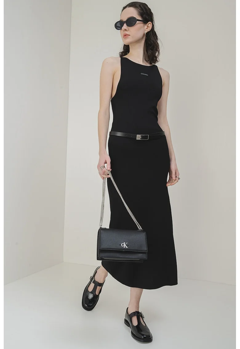 Rochie lunga fara maneci