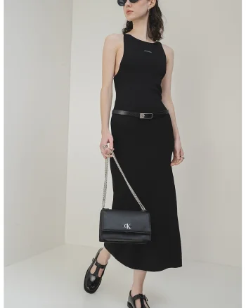 Rochie lunga fara maneci