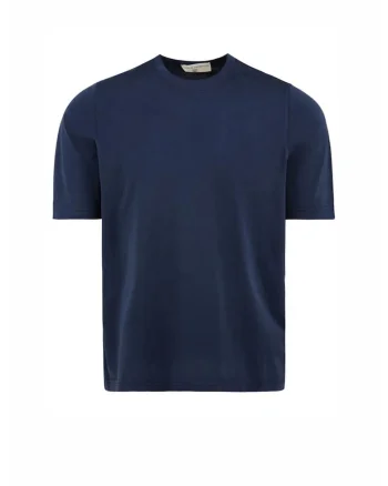 Tricou barbati,  Crew, Albastru-inchis,