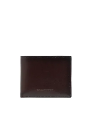 Portofel din piele Ebonoir, Maro taupe