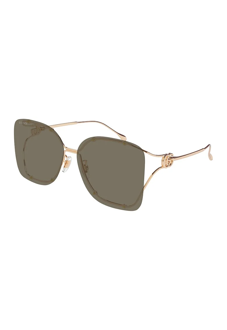 Ochelari de soare butterly cu lentile uni, Auriu rose