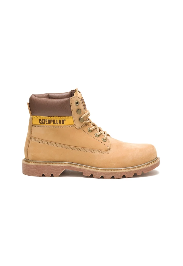 Bocanci unisex de piele nabuc Colorado, Maro camel