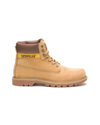Bocanci unisex de piele nabuc Colorado, Maro camel