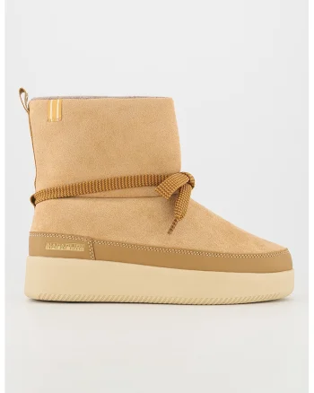 Ghete fara inchidere Jade Tech, Maro camel/Crem