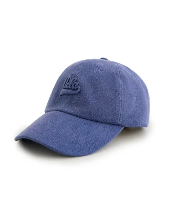 Sapca din bumbac cu broderie logo Fortuno, Albastru
