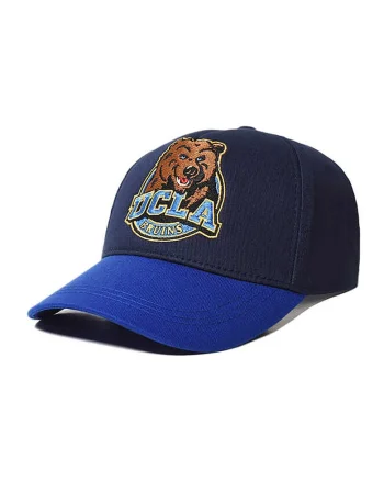 Sapca unisex cu broderie logo Huntin, Maro/Albastru royal/Bleumarin