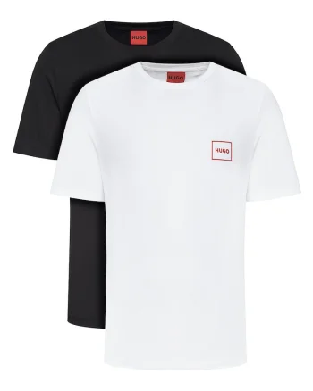 Set tricouri barbatesti  colorate, bumbac, negru/alb