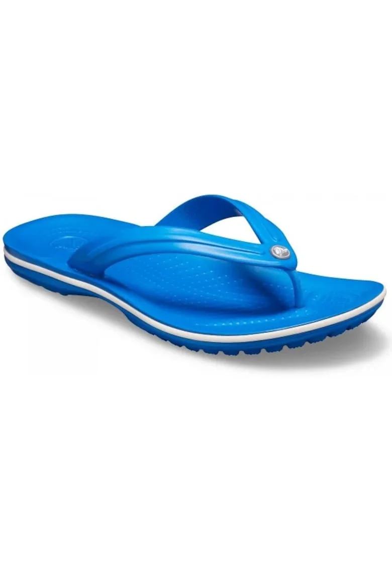 Slapi  Crocband Flip, Albastru/Alb,