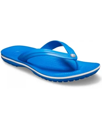Slapi  Crocband Flip, Albastru/Alb,