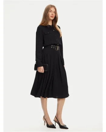 Rochie midi de cocktail,  neagra