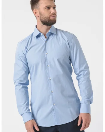 Camasa slim fit de bumbac Jenno